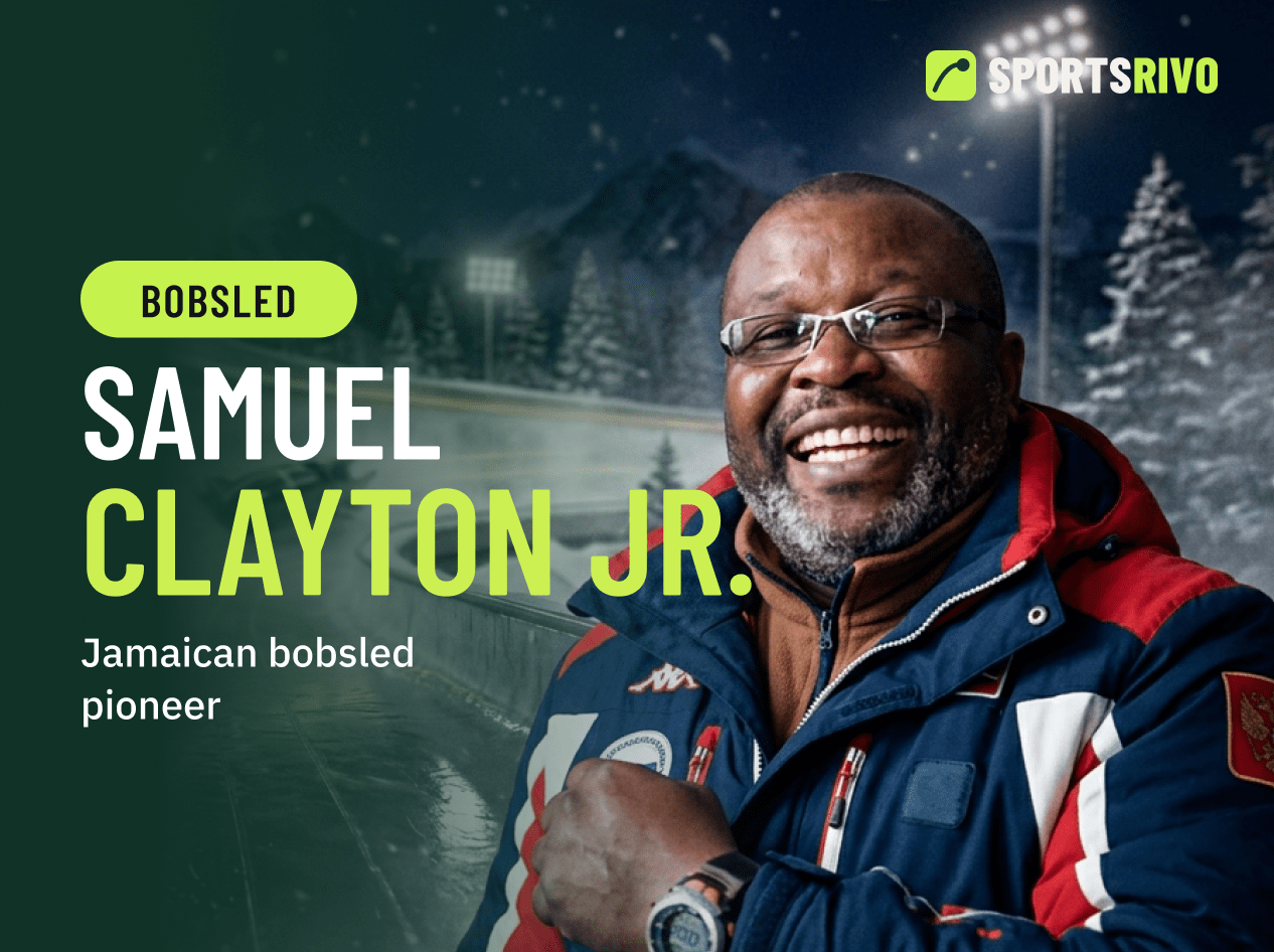Samuel Clayton Jr bobsled pioneer profile banner for SportsRivo
