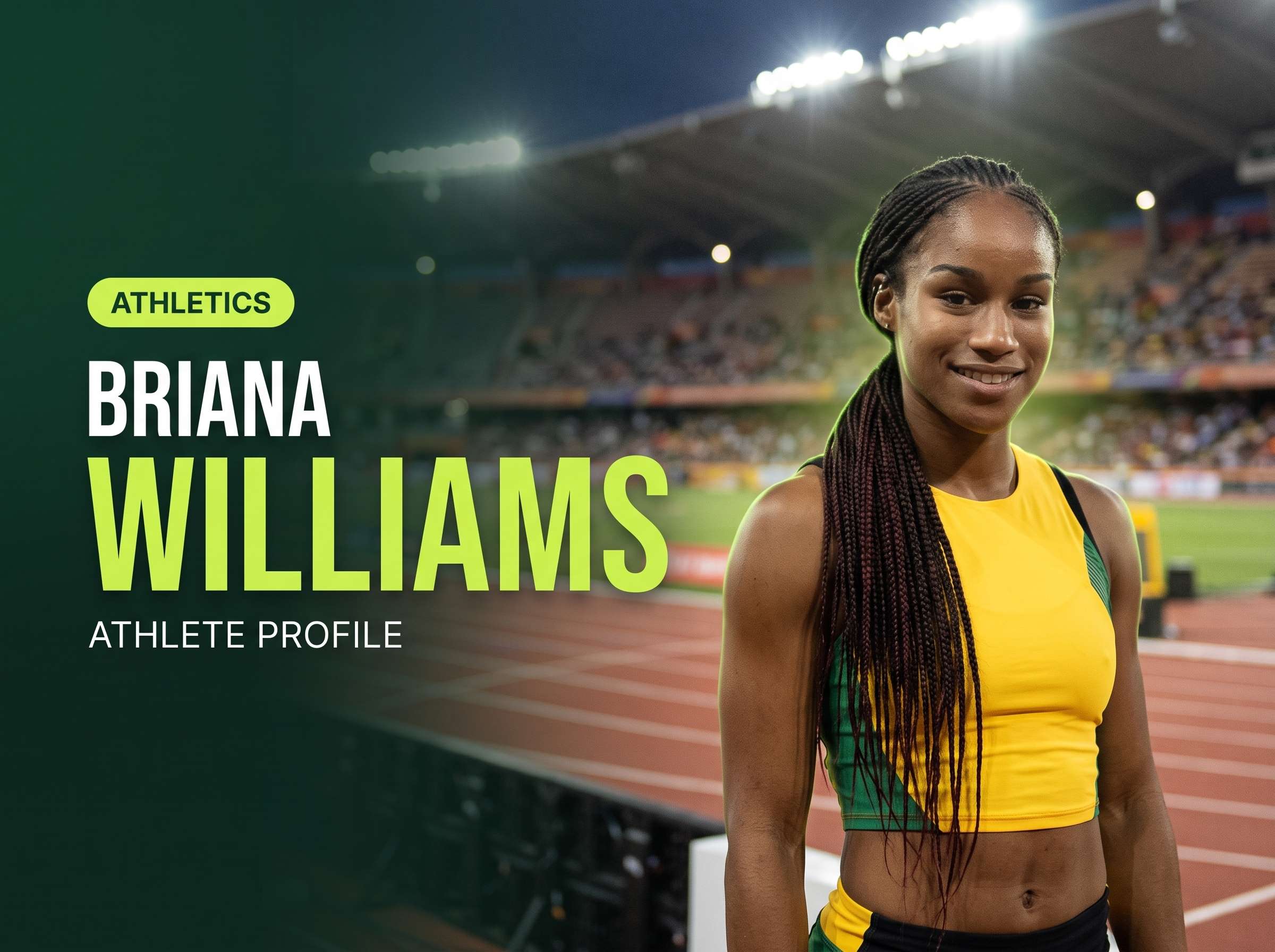 Briana Williams is a Jamaican sprinter specialising in the 100m and 200m