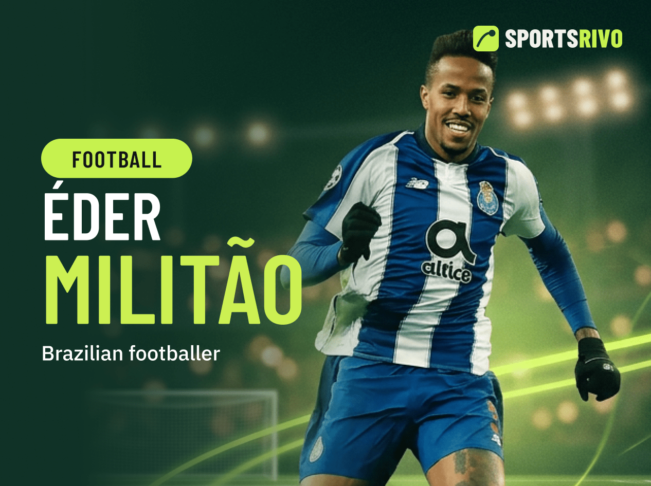 Eder Militao football player profile banner for SportsRivo