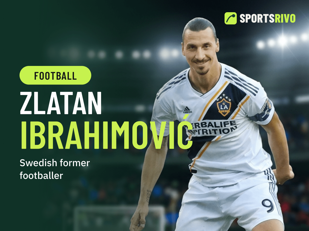 Zlatan Ibrahimovic football player profile banner for SportsRivo