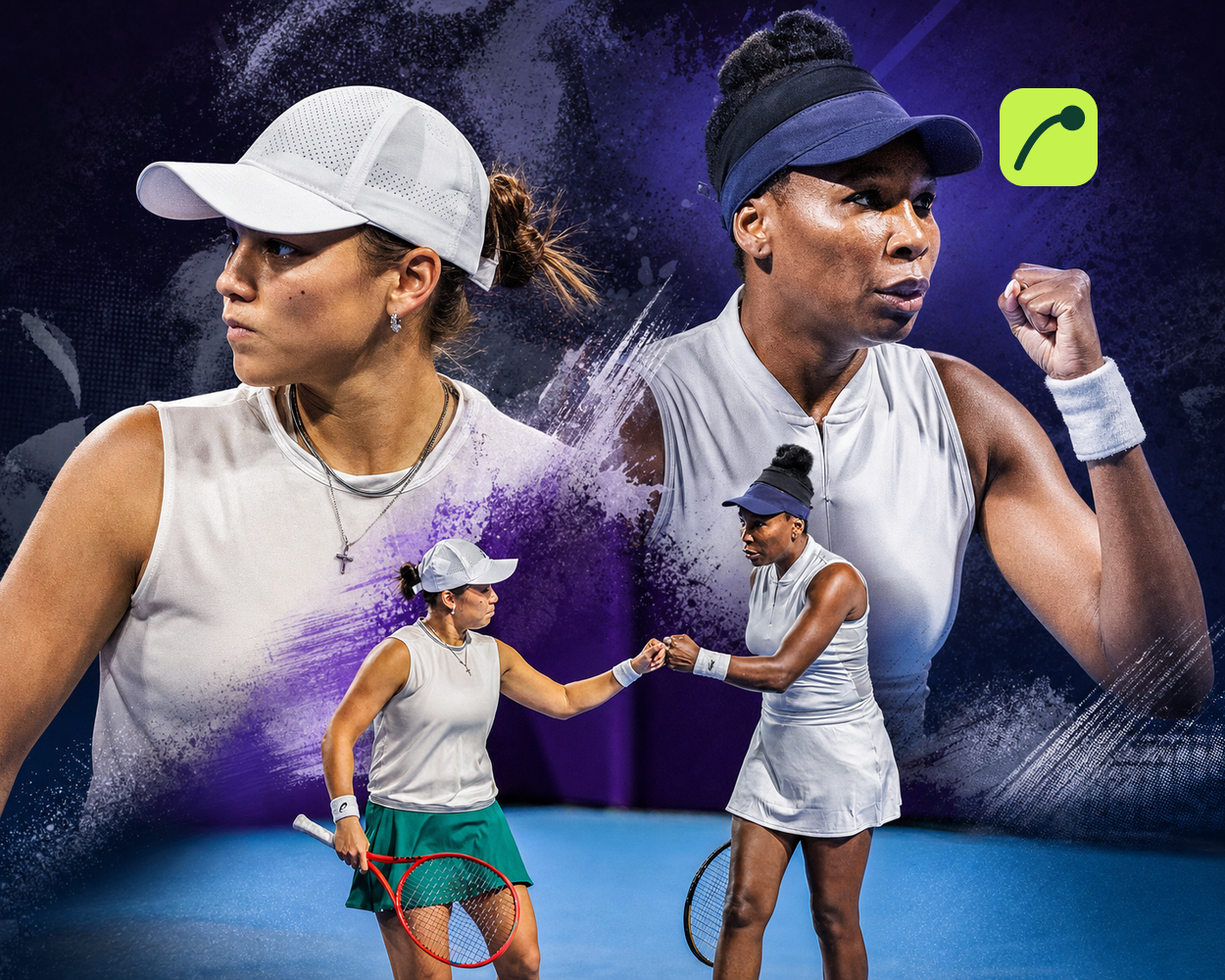 Venus Williams and Janice Tjen reach Guangzhou doubles semi-finals